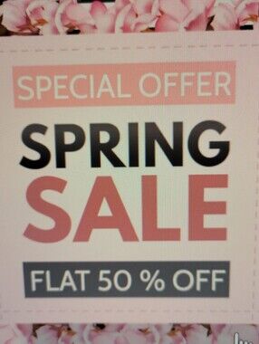 All Items 50% Off